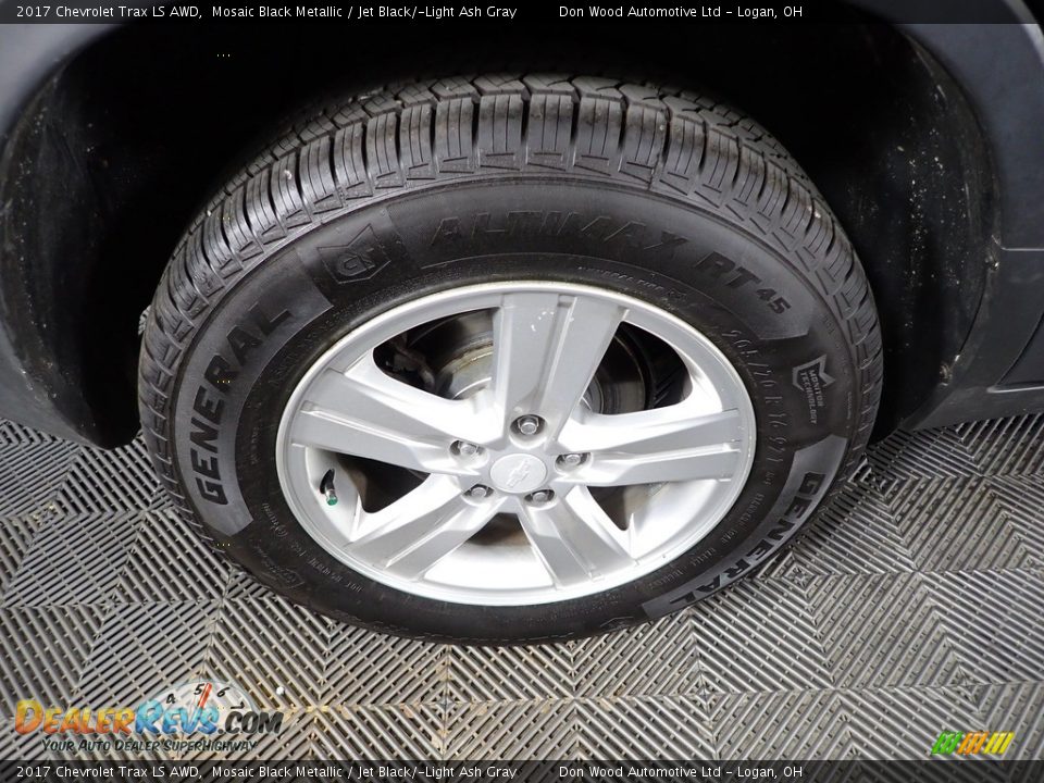 2017 Chevrolet Trax LS AWD Mosaic Black Metallic / Jet Black/­Light Ash Gray Photo #27