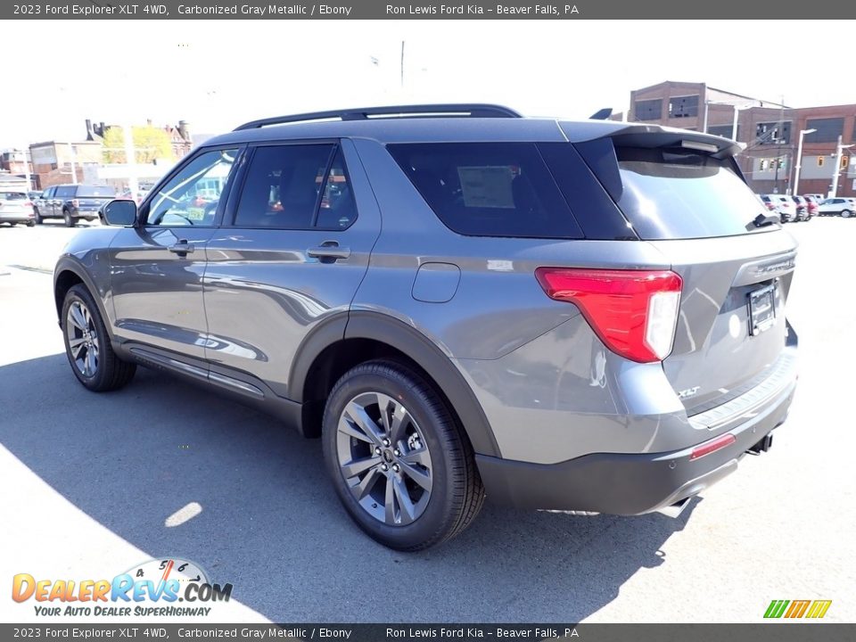 2023 Ford Explorer XLT 4WD Carbonized Gray Metallic / Ebony Photo #6