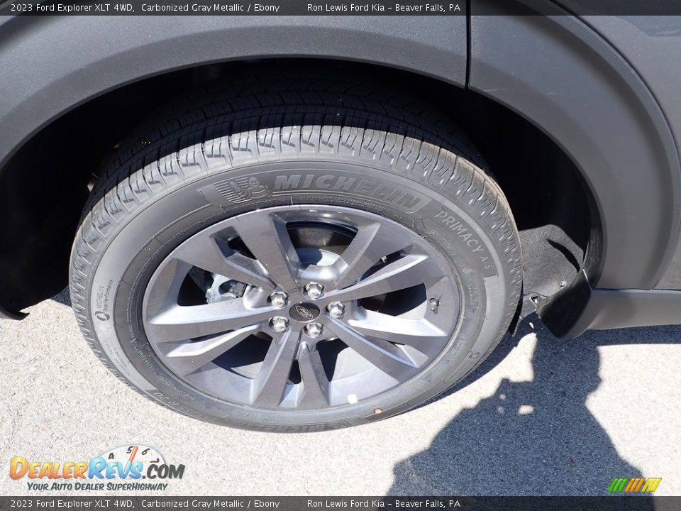 2023 Ford Explorer XLT 4WD Carbonized Gray Metallic / Ebony Photo #9