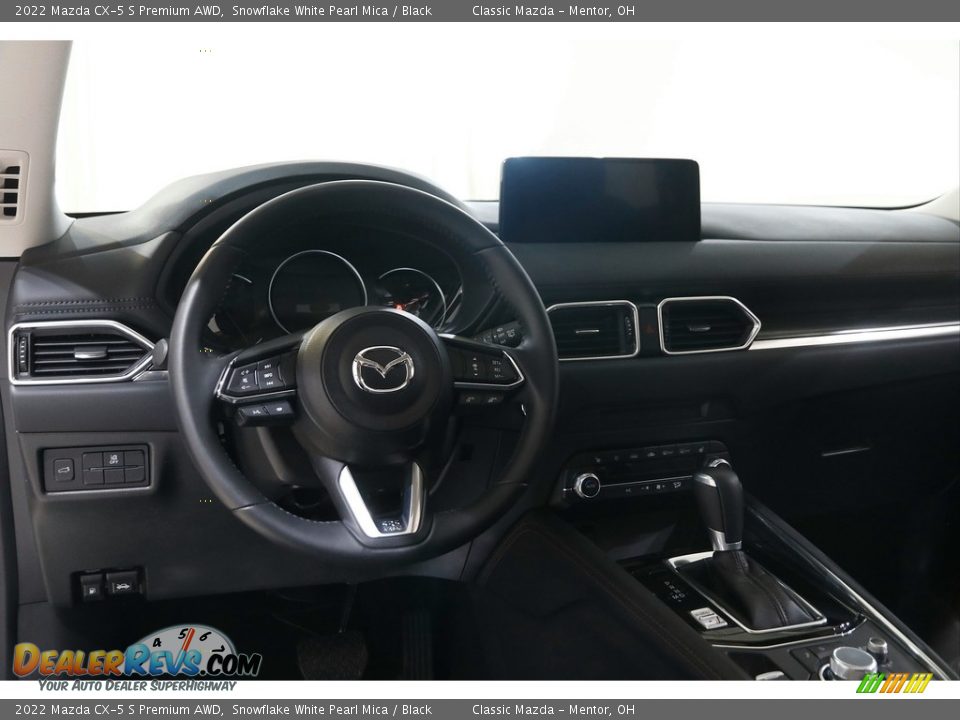 2022 Mazda CX-5 S Premium AWD Snowflake White Pearl Mica / Black Photo #6