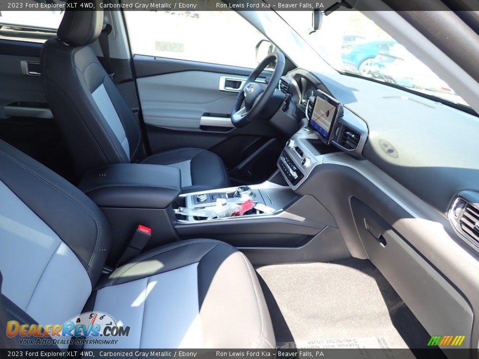 2023 Ford Explorer XLT 4WD Carbonized Gray Metallic / Ebony Photo #11
