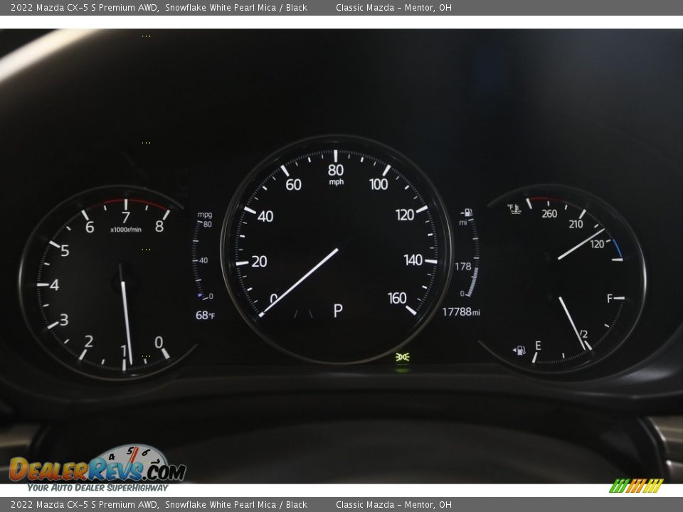 2022 Mazda CX-5 S Premium AWD Snowflake White Pearl Mica / Black Photo #8