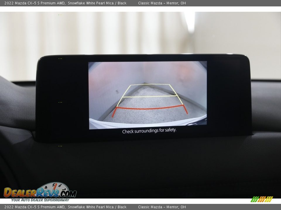 2022 Mazda CX-5 S Premium AWD Snowflake White Pearl Mica / Black Photo #12