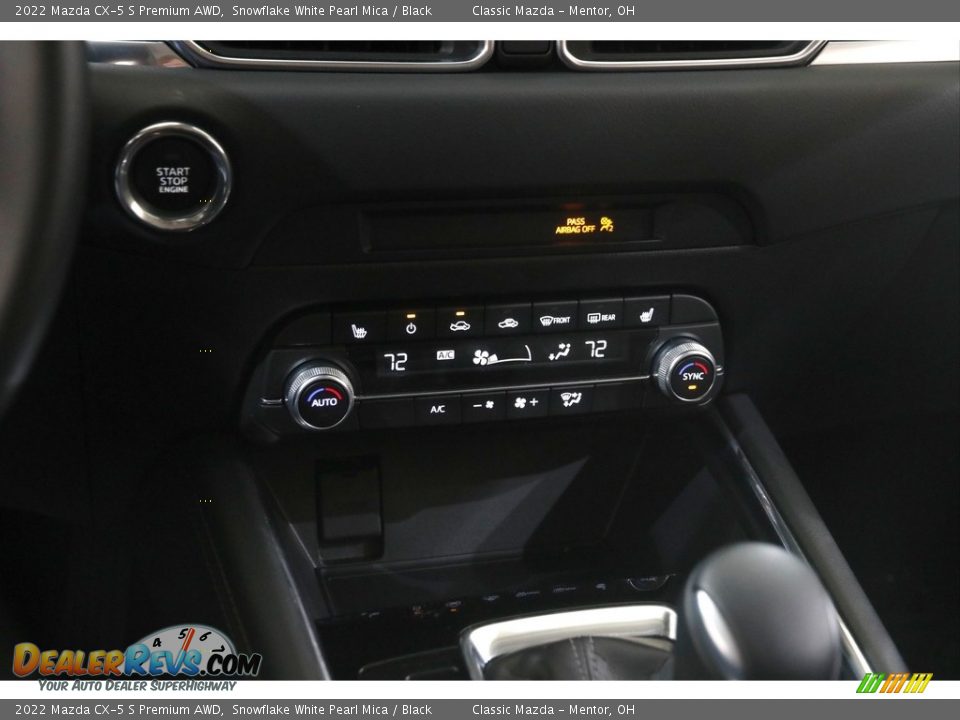 2022 Mazda CX-5 S Premium AWD Snowflake White Pearl Mica / Black Photo #13