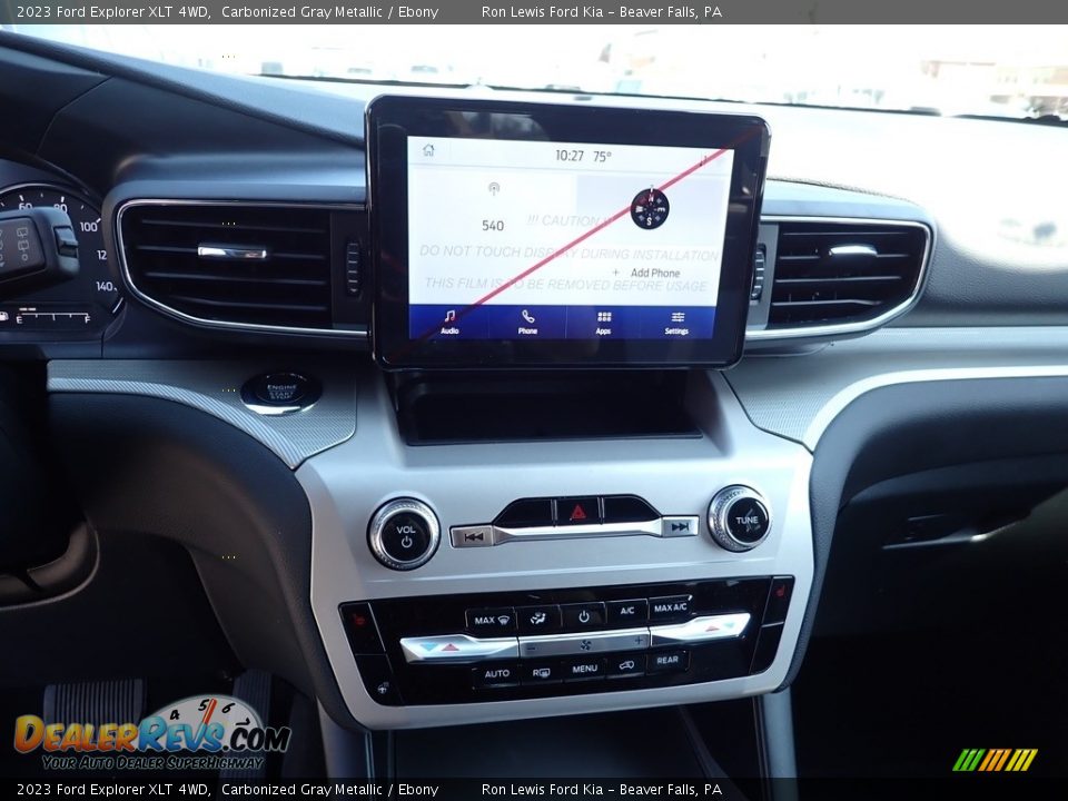 2023 Ford Explorer XLT 4WD Carbonized Gray Metallic / Ebony Photo #17