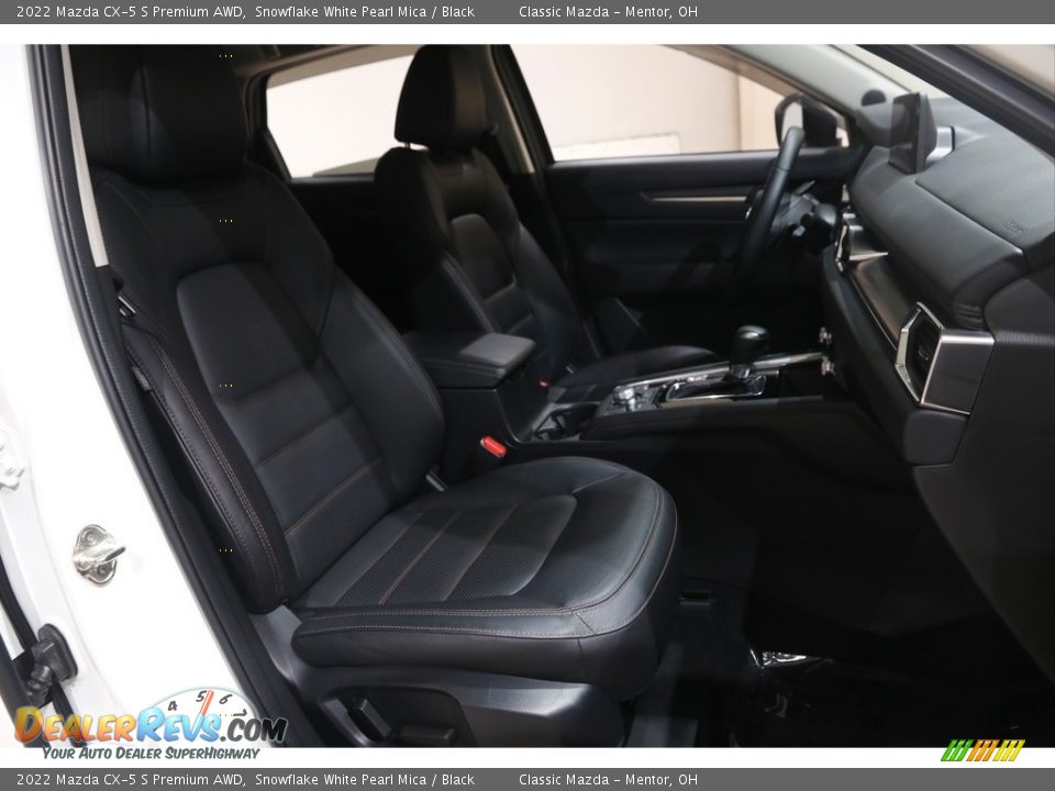 2022 Mazda CX-5 S Premium AWD Snowflake White Pearl Mica / Black Photo #15