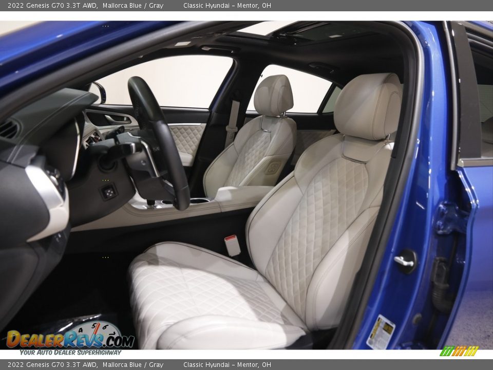 Front Seat of 2022 Genesis G70 3.3T AWD Photo #5