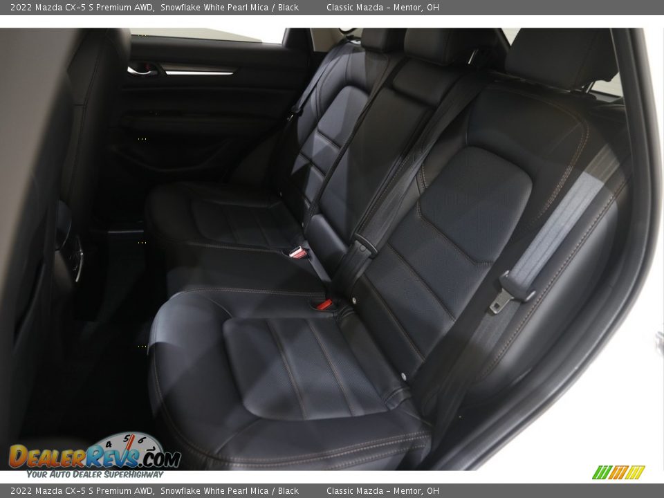 2022 Mazda CX-5 S Premium AWD Snowflake White Pearl Mica / Black Photo #17