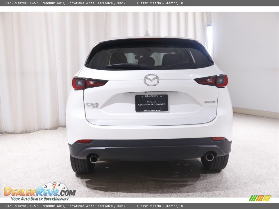 2022 Mazda CX-5 S Premium AWD Snowflake White Pearl Mica / Black Photo #18