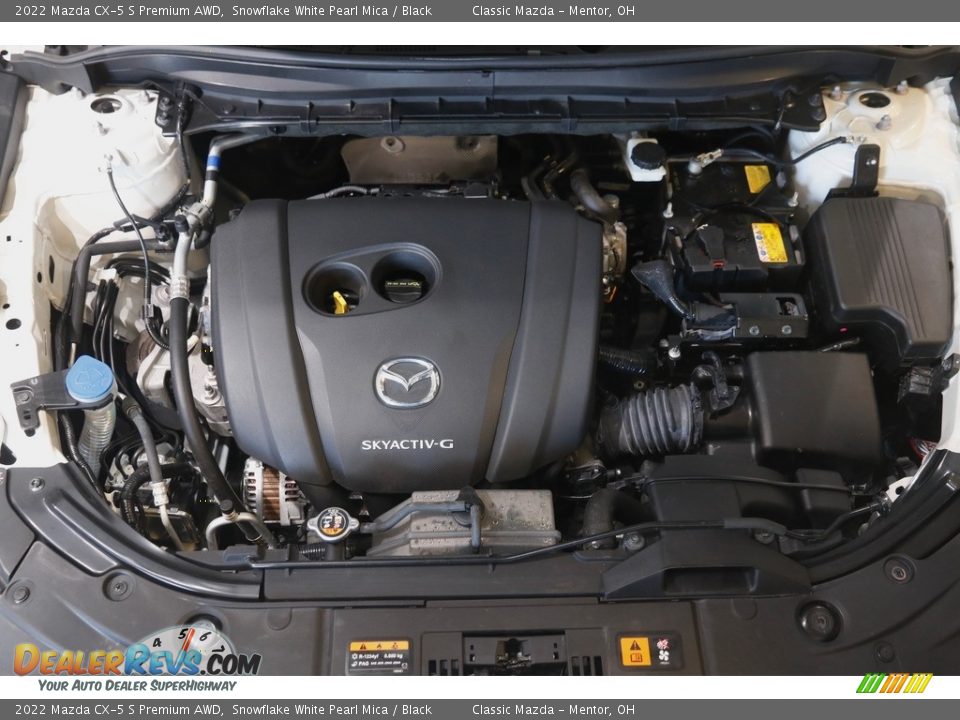 2022 Mazda CX-5 S Premium AWD Snowflake White Pearl Mica / Black Photo #19
