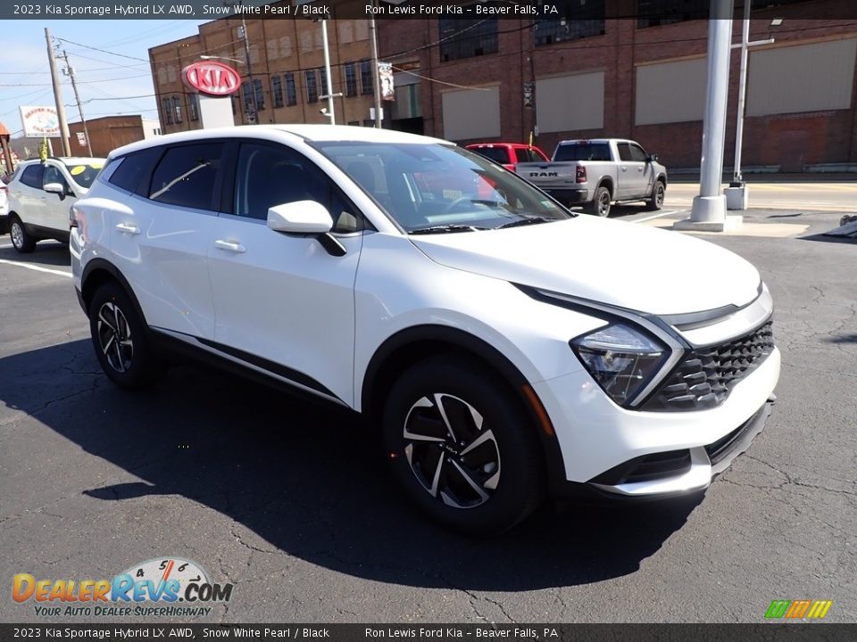 2023 Kia Sportage Hybrid LX AWD Snow White Pearl / Black Photo #2
