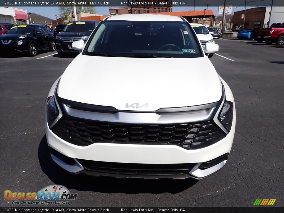 2023 Kia Sportage Hybrid LX AWD Snow White Pearl / Black Photo #3