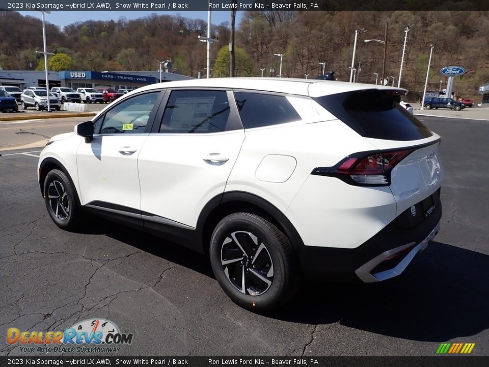 2023 Kia Sportage Hybrid LX AWD Snow White Pearl / Black Photo #6