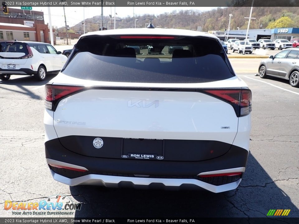 2023 Kia Sportage Hybrid LX AWD Snow White Pearl / Black Photo #7