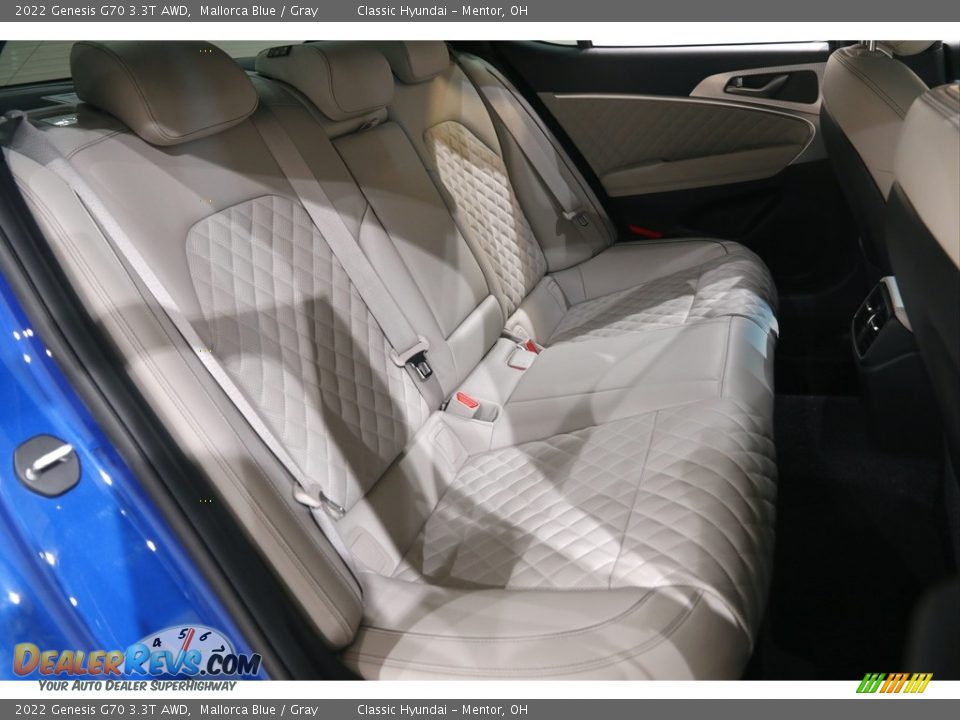 Rear Seat of 2022 Genesis G70 3.3T AWD Photo #18