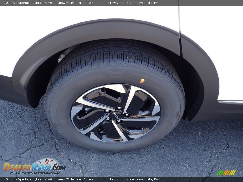 2023 Kia Sportage Hybrid LX AWD Snow White Pearl / Black Photo #9