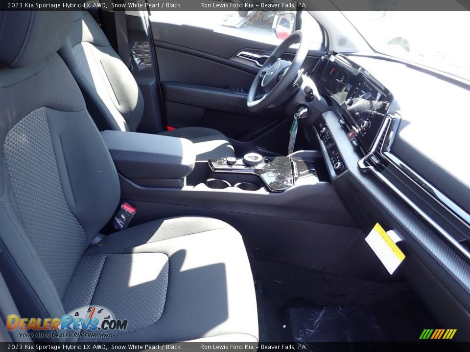 2023 Kia Sportage Hybrid LX AWD Snow White Pearl / Black Photo #11
