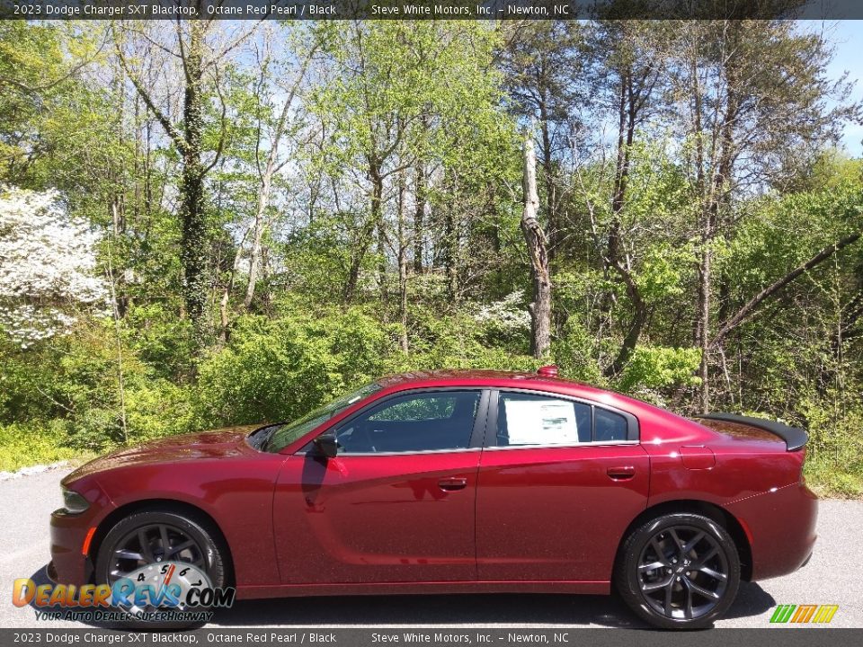 2023 Dodge Charger SXT Blacktop Octane Red Pearl / Black Photo #1