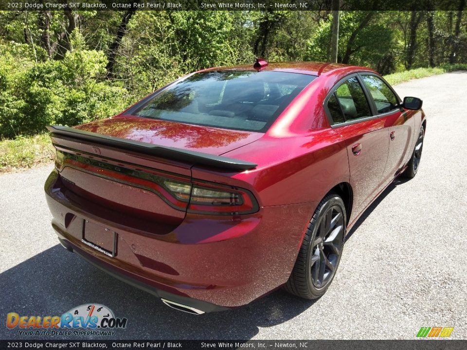 2023 Dodge Charger SXT Blacktop Octane Red Pearl / Black Photo #6