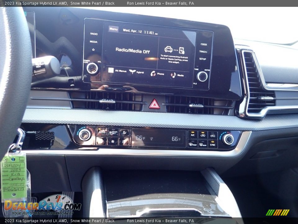 2023 Kia Sportage Hybrid LX AWD Snow White Pearl / Black Photo #17