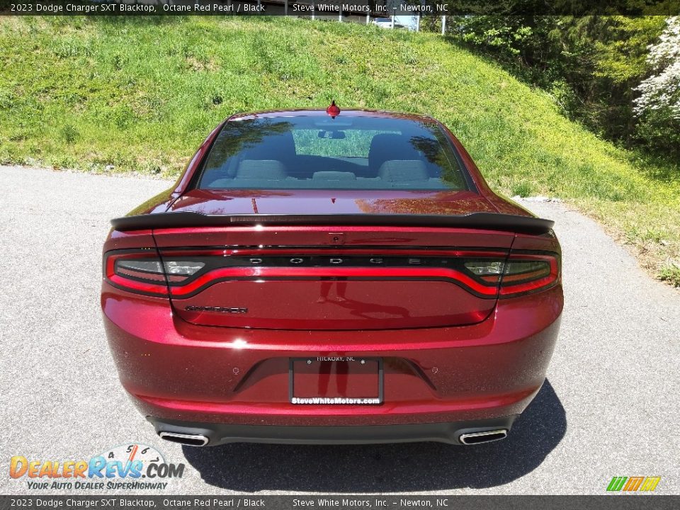 2023 Dodge Charger SXT Blacktop Octane Red Pearl / Black Photo #7