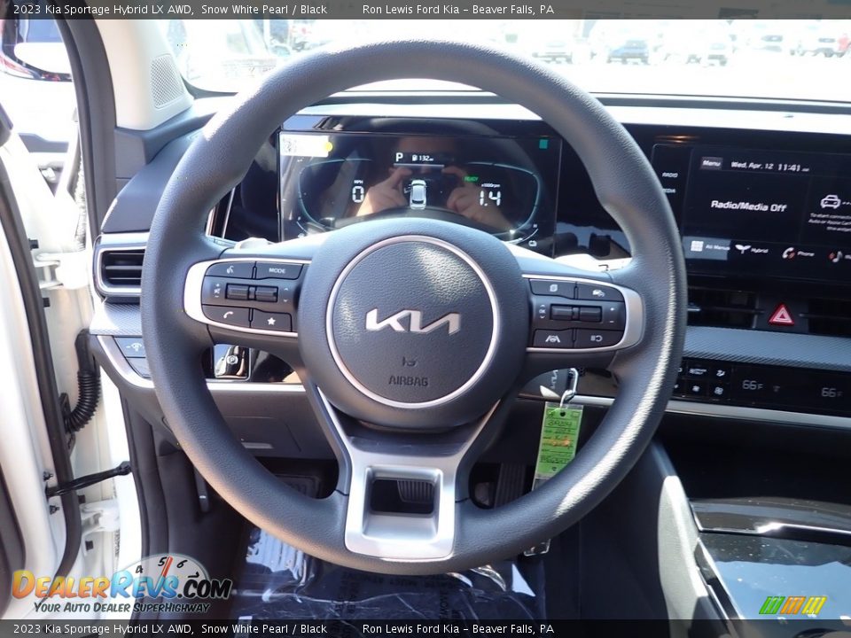 2023 Kia Sportage Hybrid LX AWD Snow White Pearl / Black Photo #19