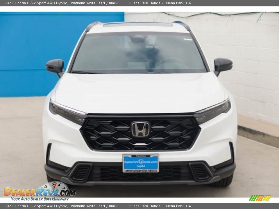 2023 Honda CR-V Sport AWD Hybrid Platinum White Pearl / Black Photo #3
