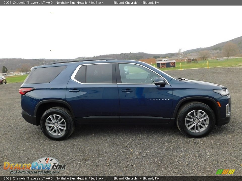 2023 Chevrolet Traverse LT AWD Northsky Blue Metallic / Jet Black Photo #6