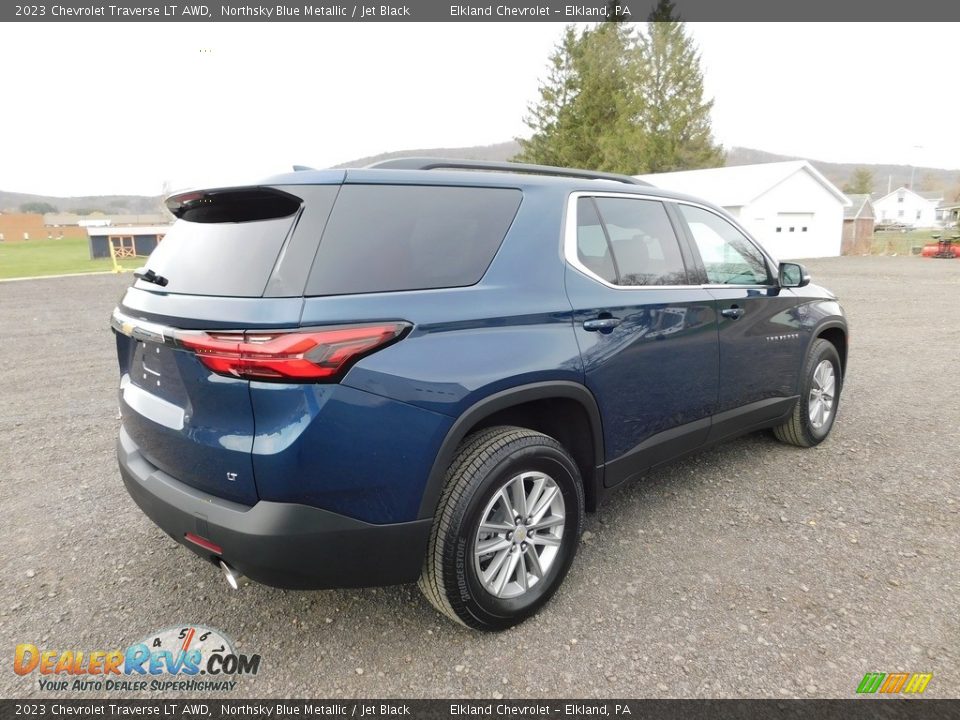 2023 Chevrolet Traverse LT AWD Northsky Blue Metallic / Jet Black Photo #7