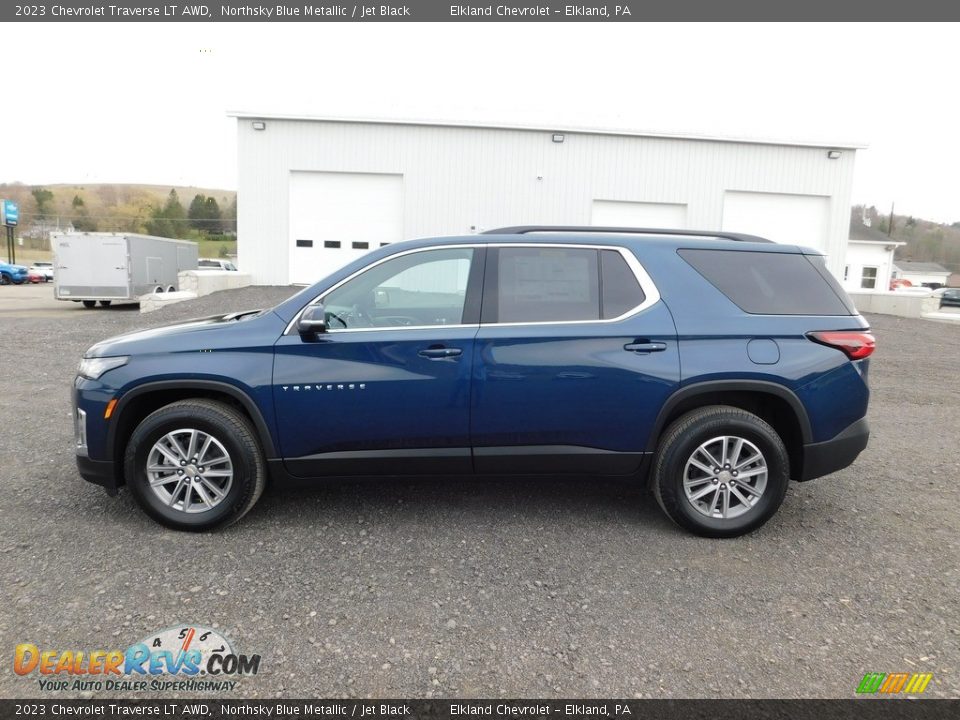 Northsky Blue Metallic 2023 Chevrolet Traverse LT AWD Photo #10