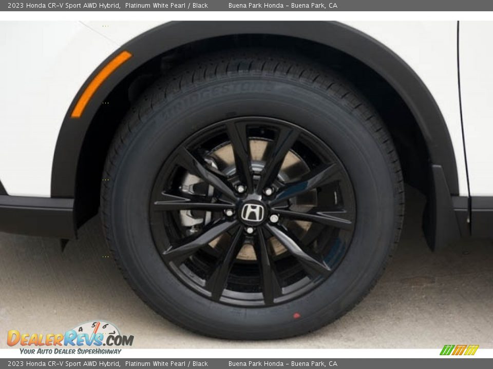 2023 Honda CR-V Sport AWD Hybrid Platinum White Pearl / Black Photo #13