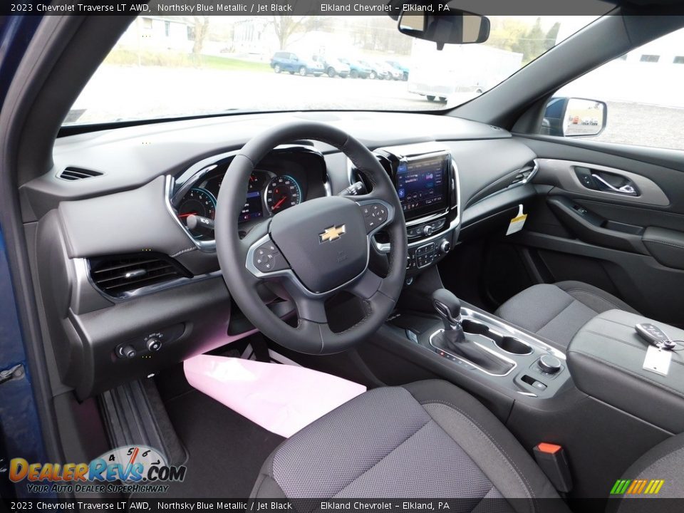 Jet Black Interior - 2023 Chevrolet Traverse LT AWD Photo #18