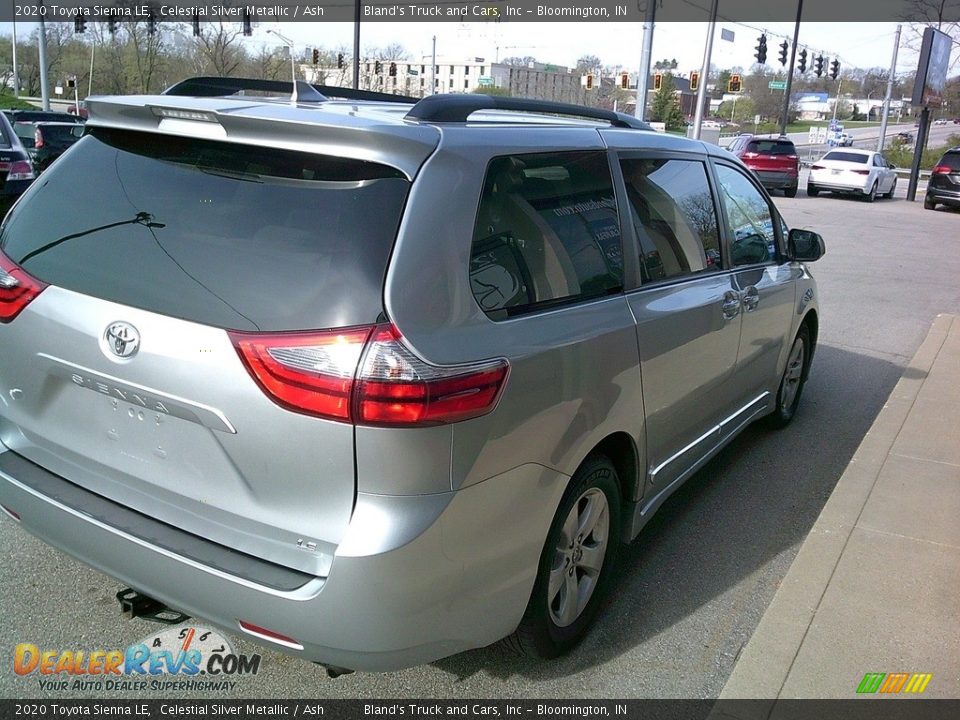 2020 Toyota Sienna LE Celestial Silver Metallic / Ash Photo #7