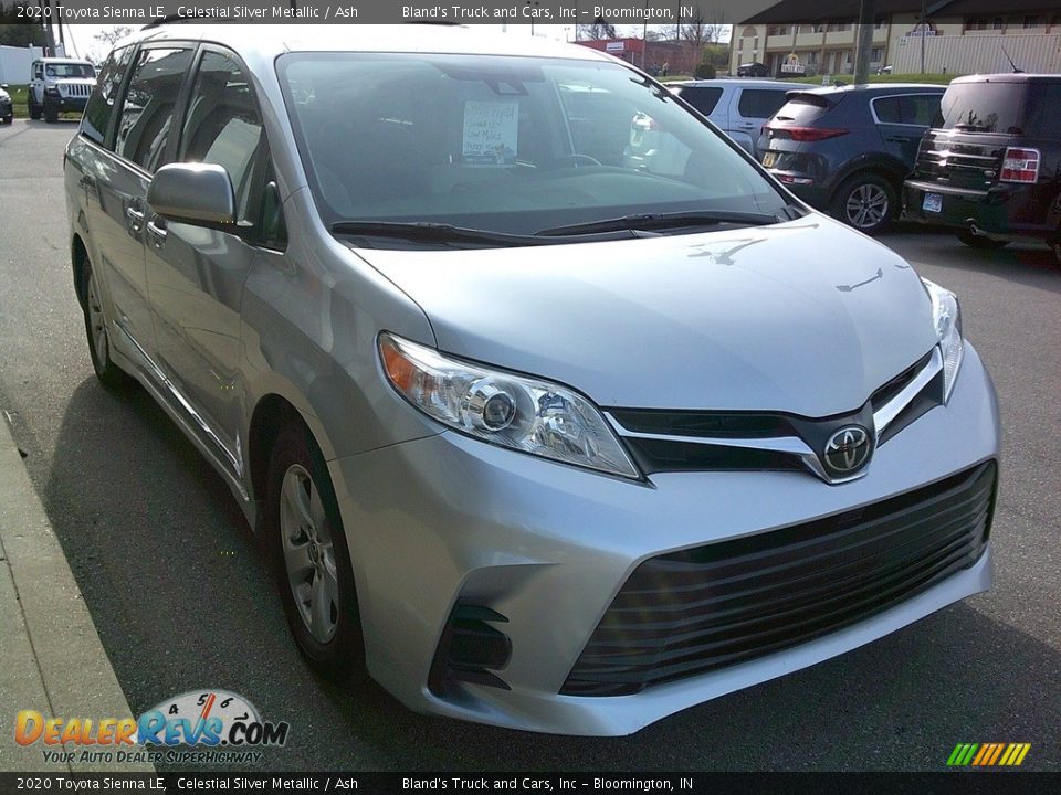 2020 Toyota Sienna LE Celestial Silver Metallic / Ash Photo #8