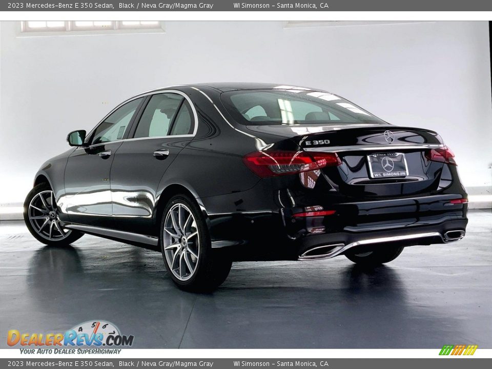 2023 Mercedes-Benz E 350 Sedan Black / Neva Gray/Magma Gray Photo #2