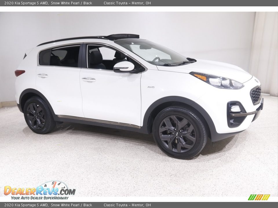 2020 Kia Sportage S AWD Snow White Pearl / Black Photo #1