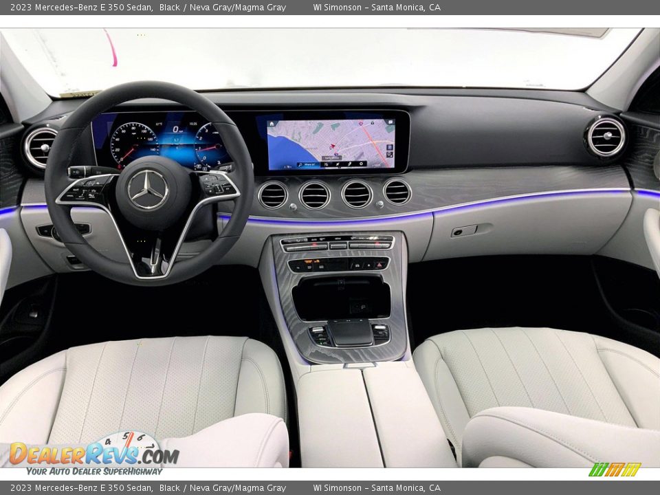 2023 Mercedes-Benz E 350 Sedan Black / Neva Gray/Magma Gray Photo #6