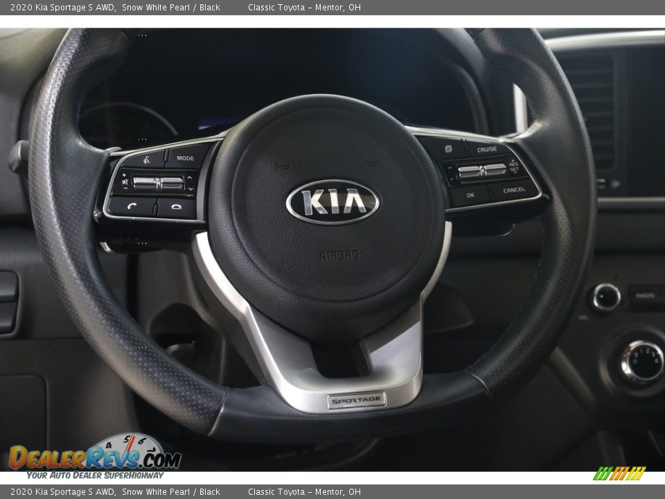 2020 Kia Sportage S AWD Snow White Pearl / Black Photo #7