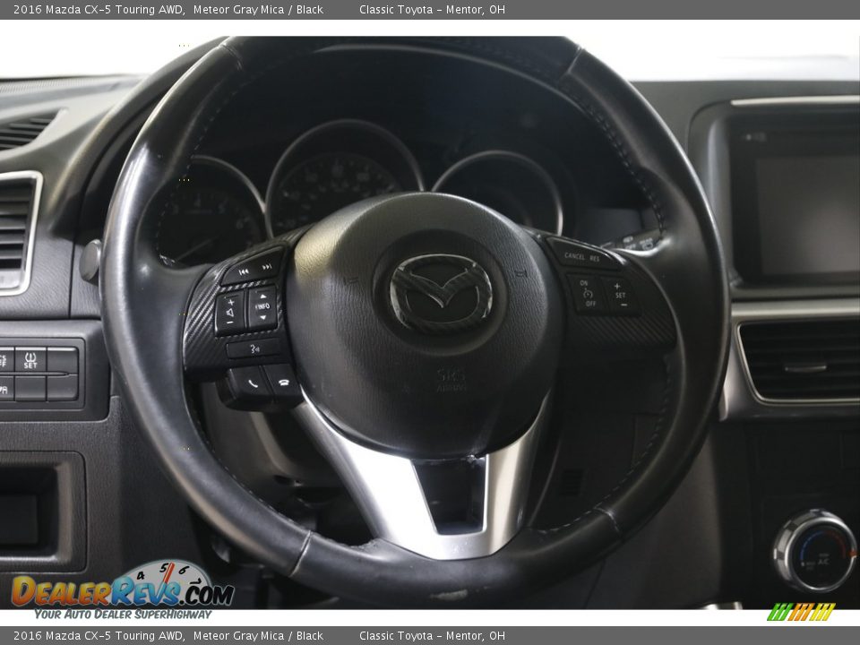 2016 Mazda CX-5 Touring AWD Meteor Gray Mica / Black Photo #7