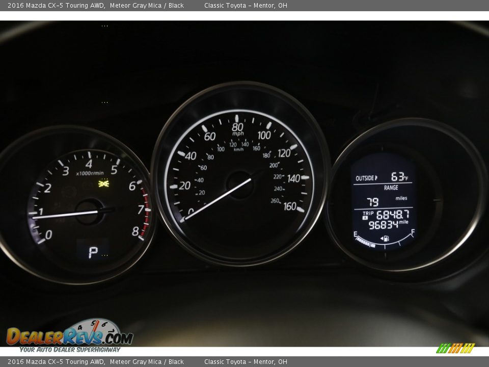 2016 Mazda CX-5 Touring AWD Meteor Gray Mica / Black Photo #8