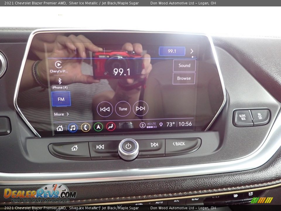 2021 Chevrolet Blazer Premier AWD Silver Ice Metallic / Jet Black/Maple Sugar Photo #2