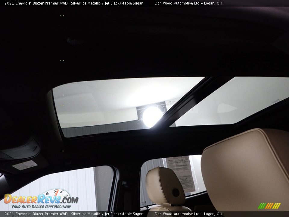2021 Chevrolet Blazer Premier AWD Silver Ice Metallic / Jet Black/Maple Sugar Photo #5