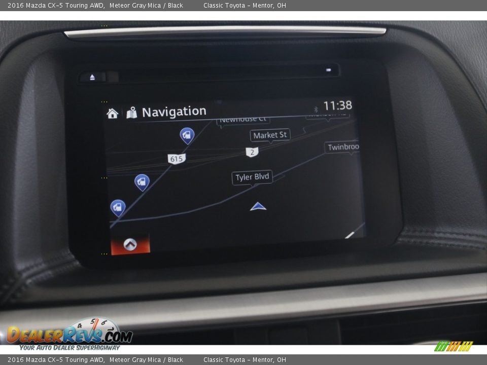 2016 Mazda CX-5 Touring AWD Meteor Gray Mica / Black Photo #12