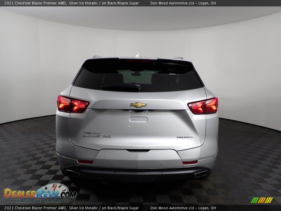 2021 Chevrolet Blazer Premier AWD Silver Ice Metallic / Jet Black/Maple Sugar Photo #10