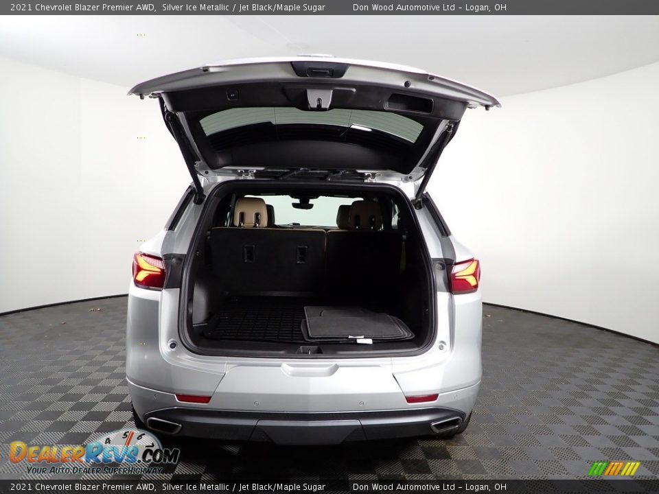 2021 Chevrolet Blazer Premier AWD Silver Ice Metallic / Jet Black/Maple Sugar Photo #11