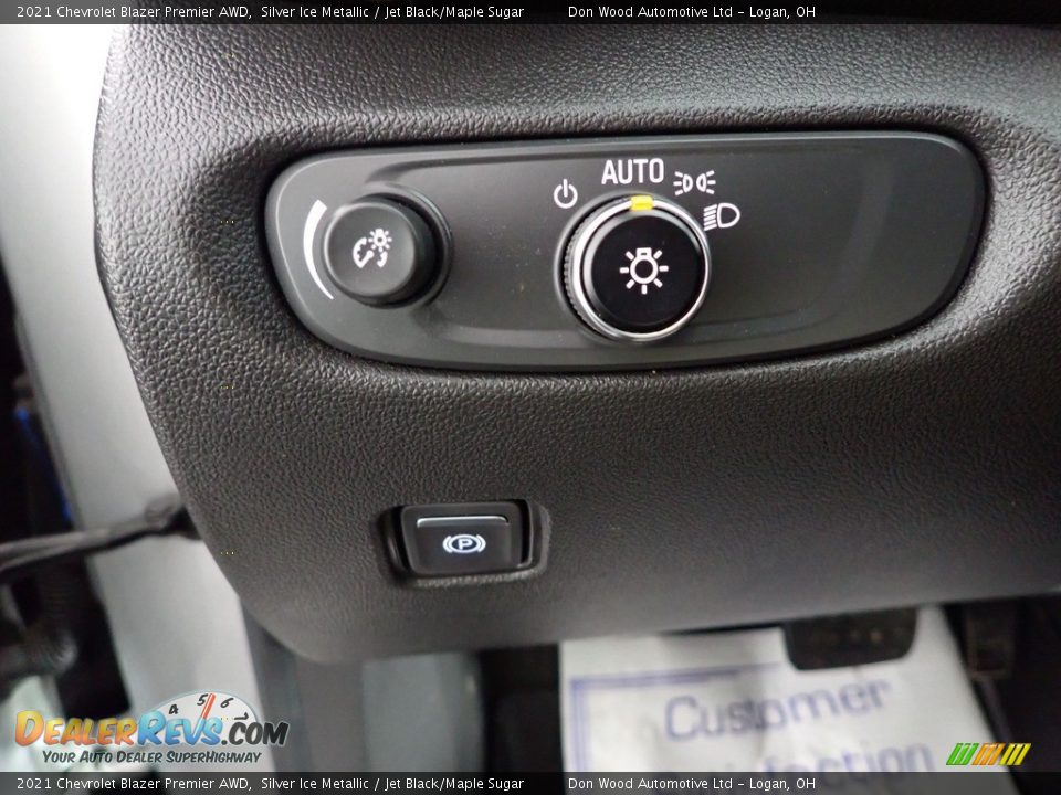 2021 Chevrolet Blazer Premier AWD Silver Ice Metallic / Jet Black/Maple Sugar Photo #18