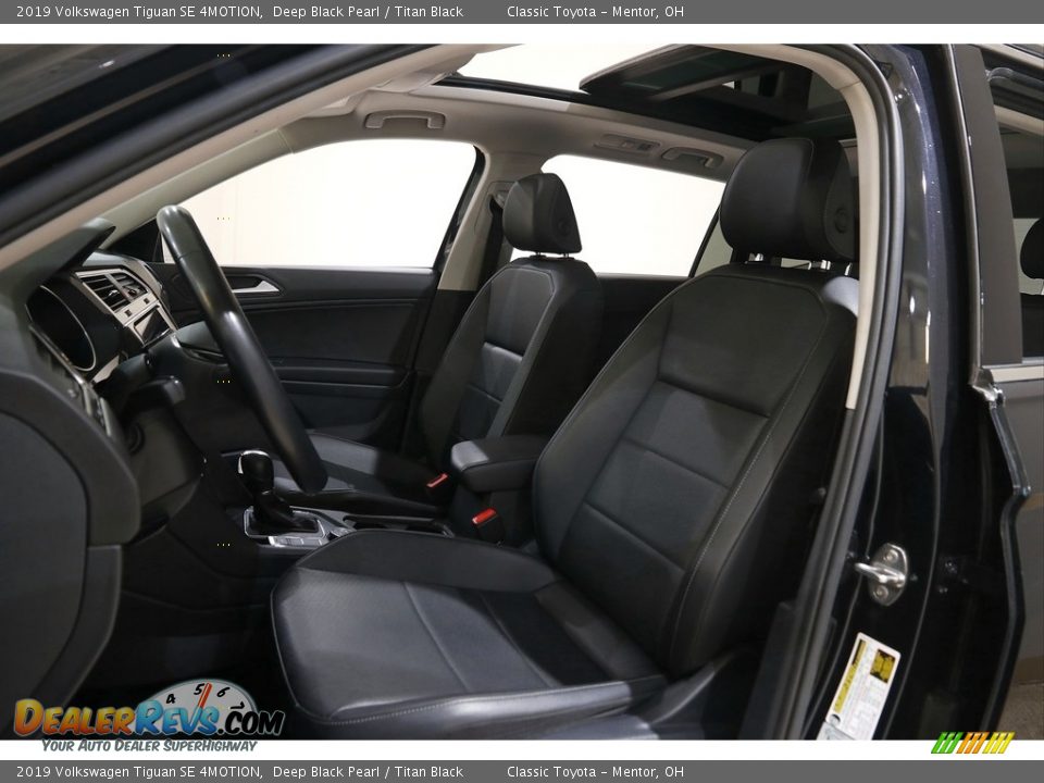 2019 Volkswagen Tiguan SE 4MOTION Deep Black Pearl / Titan Black Photo #5