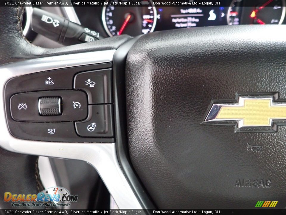 2021 Chevrolet Blazer Premier AWD Silver Ice Metallic / Jet Black/Maple Sugar Photo #19