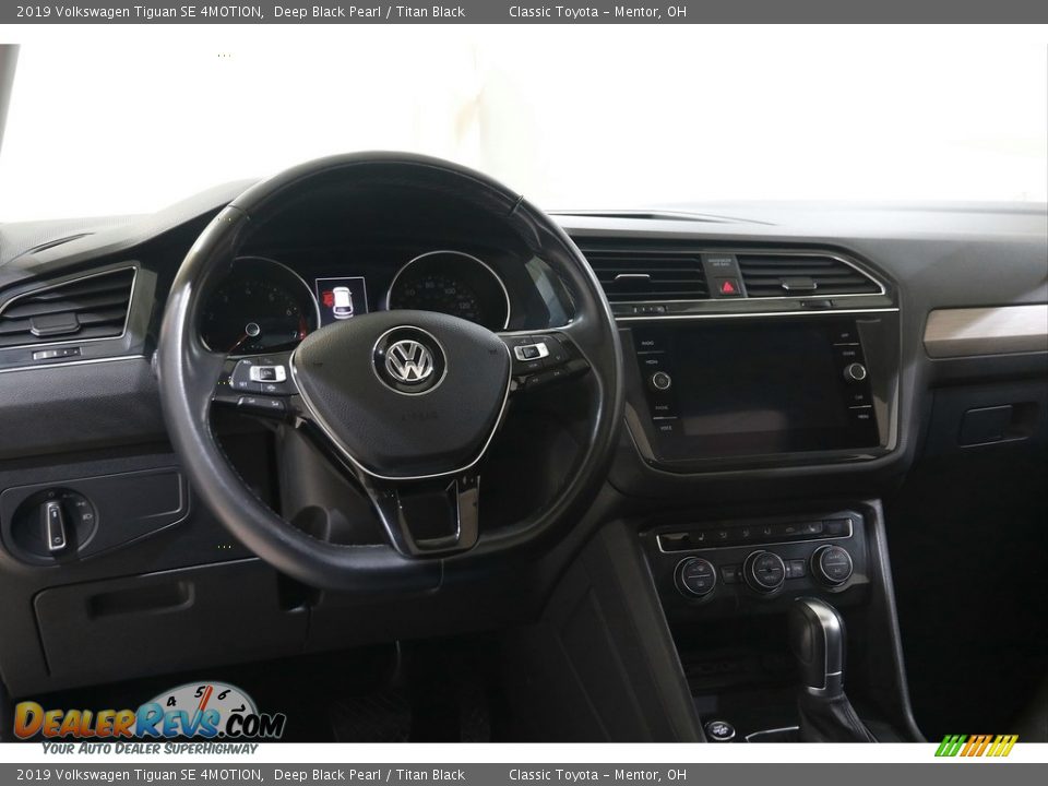 2019 Volkswagen Tiguan SE 4MOTION Deep Black Pearl / Titan Black Photo #6