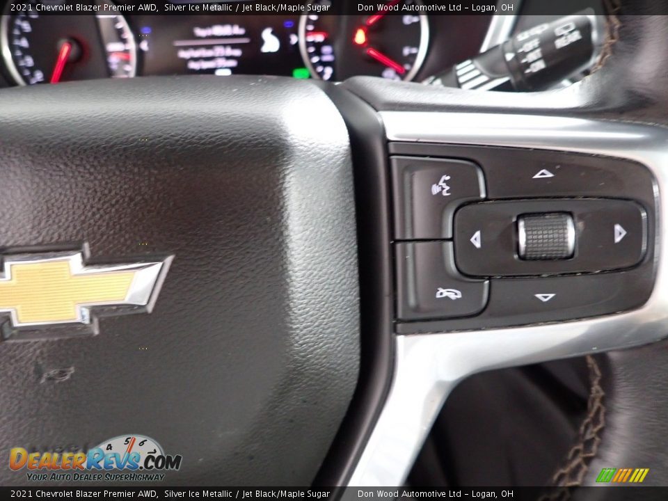 2021 Chevrolet Blazer Premier AWD Silver Ice Metallic / Jet Black/Maple Sugar Photo #20